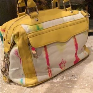 Yellow & Tie Dye Purse